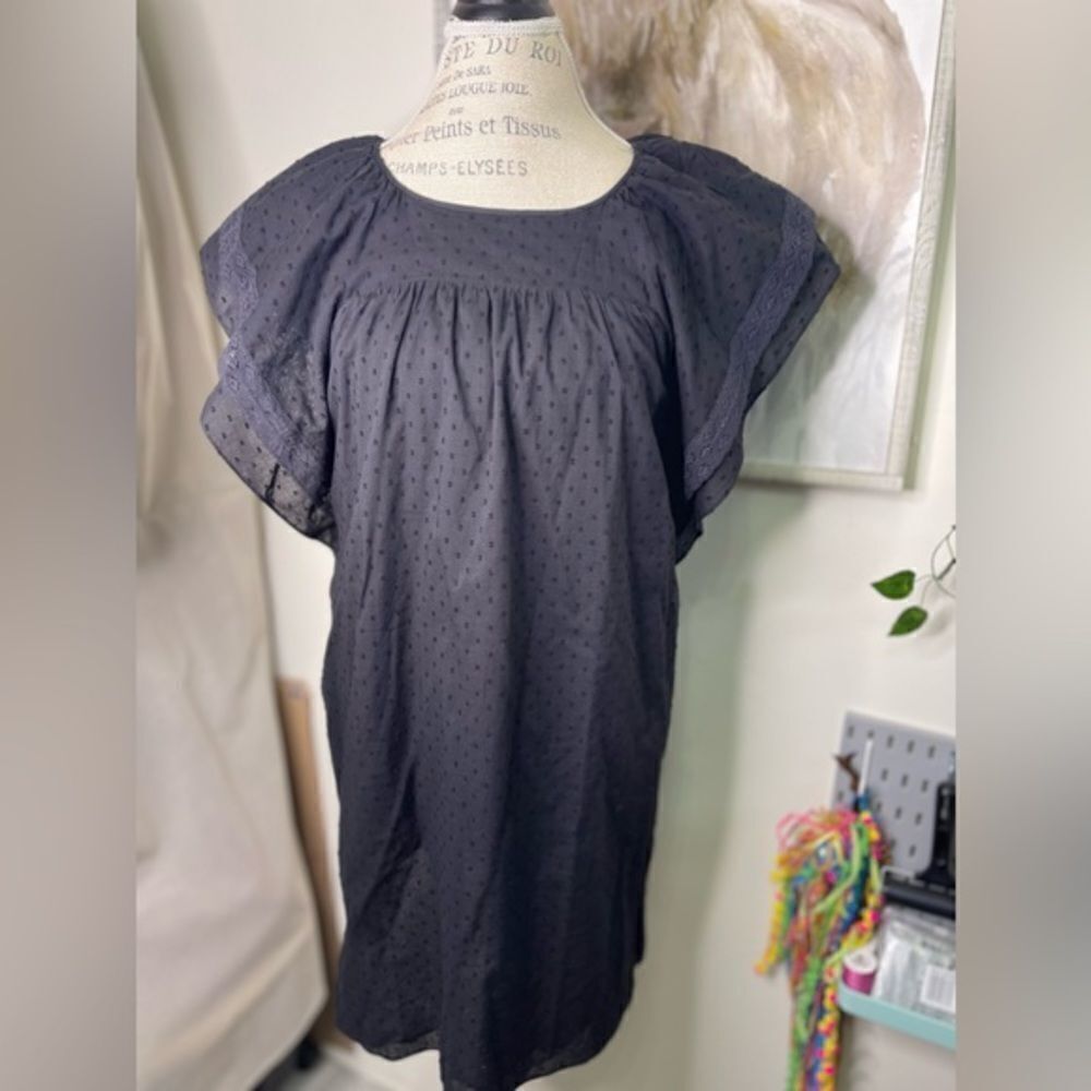 Wow 90's Cotton Love Moschino size 4 MuMu Style Puffy sleeves Romantic - Picture 4 of 11
